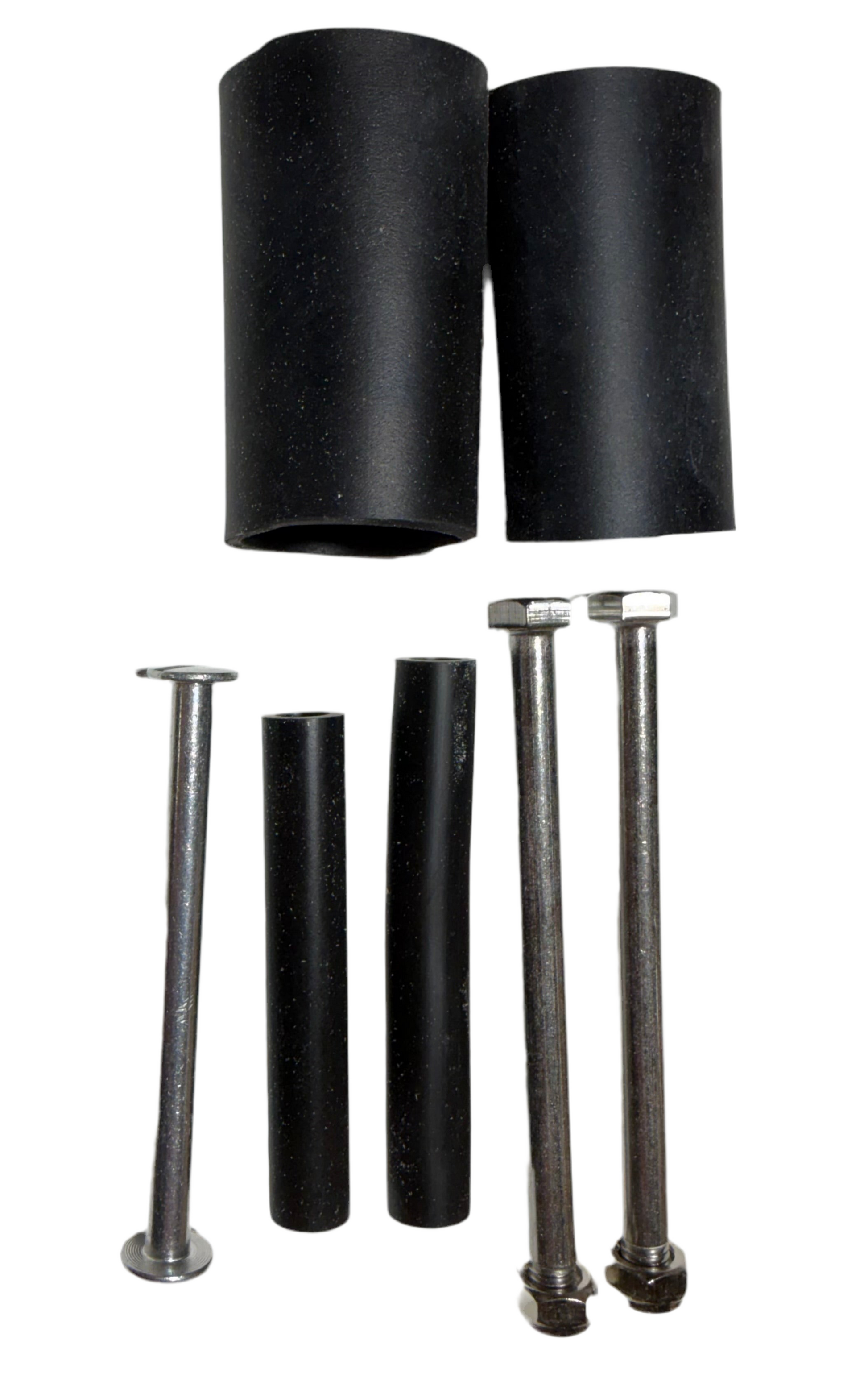 2 - Rim Bands
2 - Bolt Sleeves
2 - bolts 
1 - Binding Post