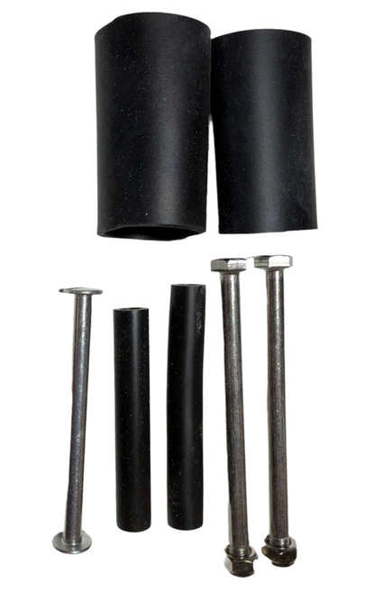 2 - Rim Bands
2 - Bolt Sleeves
2 - bolts 
1 - Binding Post