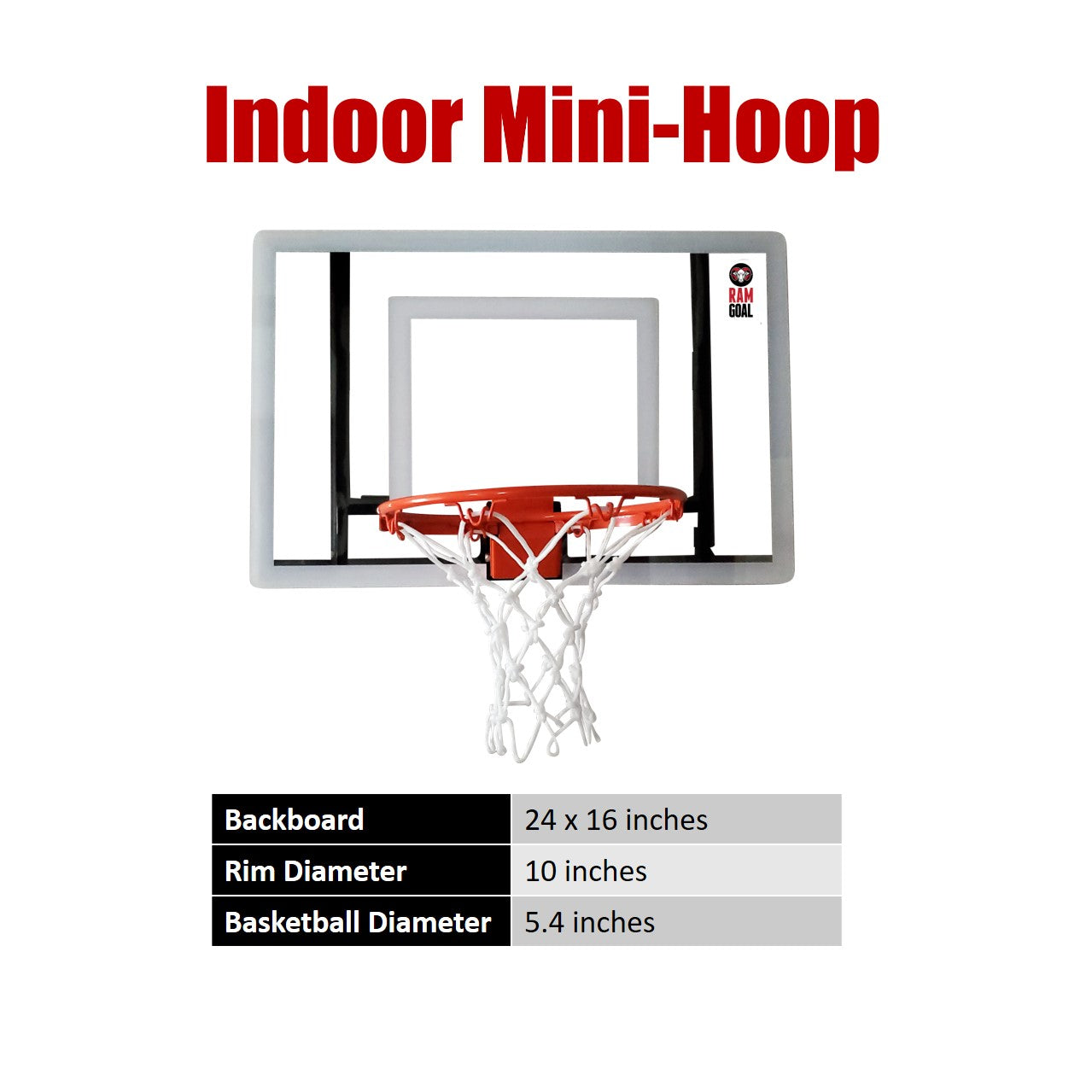 Mini Basketball Hoop Set Wall Mount Toy Portable Stand Indoor