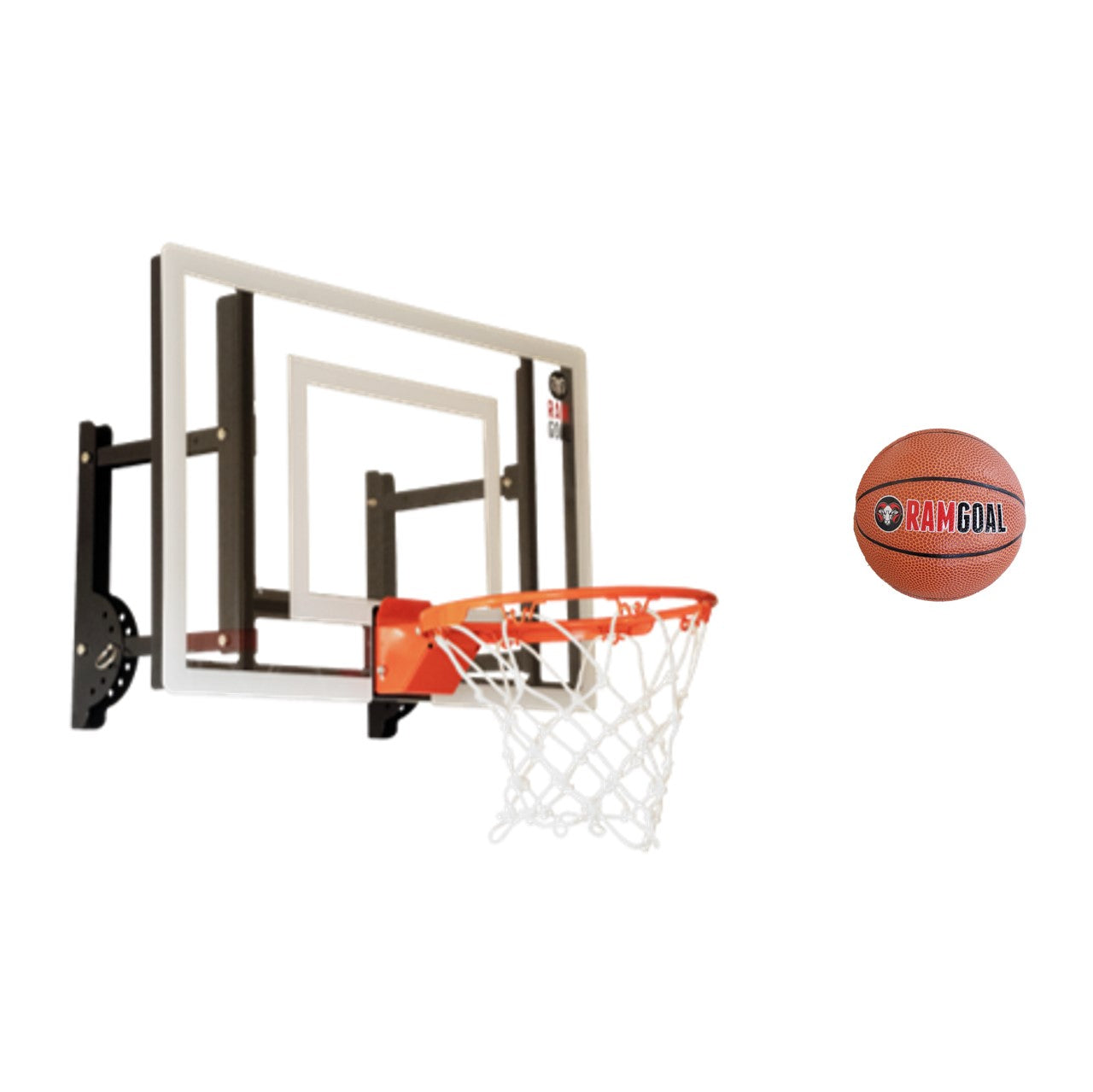 RAMGOAL Wall Mounted Mini Basketball Hoop
